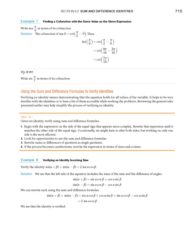 Algebra and Trigonometry - Front Matter 733